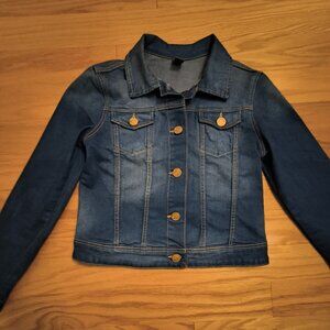 Zara Kids, 2 pocket Denim/Jean Jacket Medium Wash, Girls size 11/12